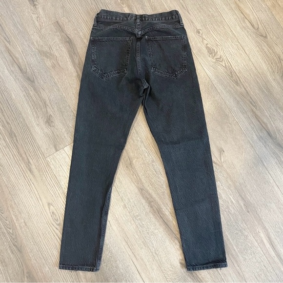 Free ship - AGOLDE Jeans Jamie Straight Leg High Rise Ankle Crop Denim Size 23 - Picture 8 of 12